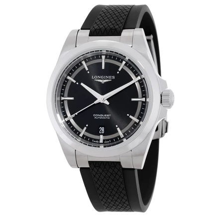 Унисекс-часы Longines Conquest L37204529 черные