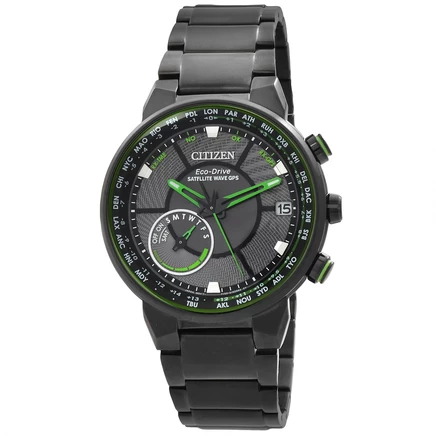 Мужские часы Citizen Satellite Wave CC3035-50E, черные