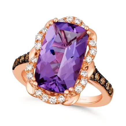 Женское кольцо Le Vian BVSW 5, 14К, аметист