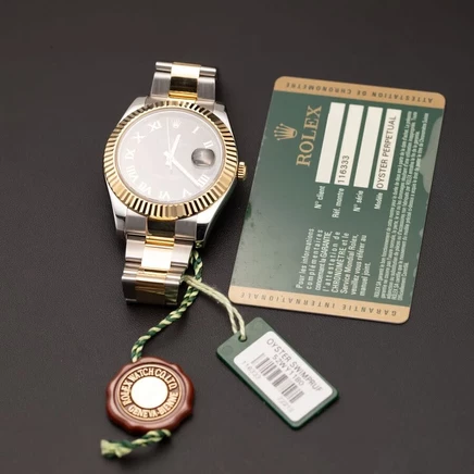 Мужские часы Rolex Datejust 116333 BKRO, черные