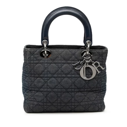 Женская сумка Dior Lady Dior Medium, деним