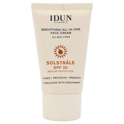 Разглаживающий крем для лица Idun Minerals SPF 25, 30 мл