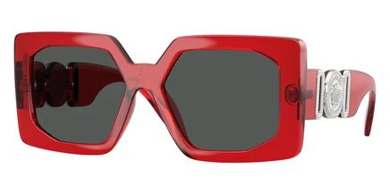 Женские очки Versace VE4478U, красно-прозрачные