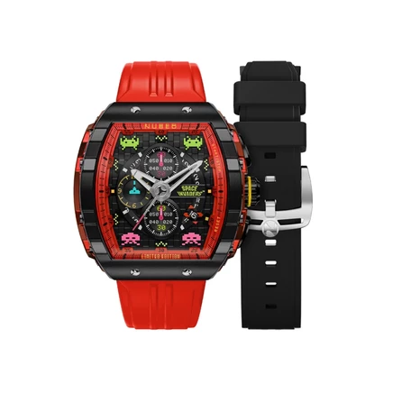 Мужские часы Nubeo Magellan NB-6024-SI-06, черные
