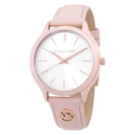Женские часы Michael Kors Slim Runway MK7545, белые