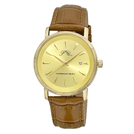 Мужские часы Porsamo Bleu Veritas 2 1362FVEL золотистые