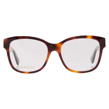 Женская оправа Gucci GG0038ON, гавана/зеленая