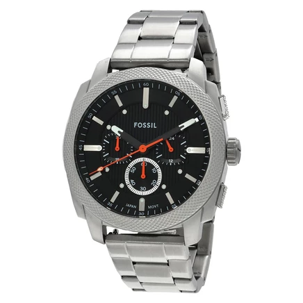 Мужские часы Fossil Machine FS6095, хронограф, черные