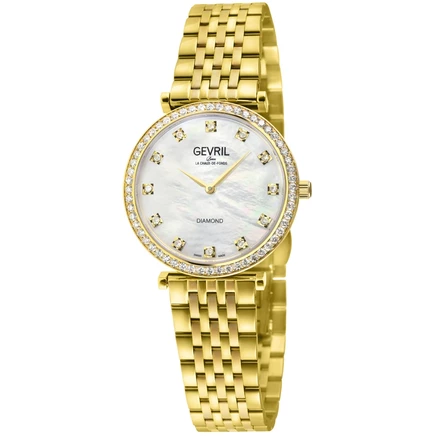 Женские часы Gevril Atelier 57 15221BD, перламутровые