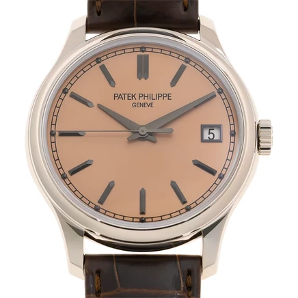 Мужские часы Patek Philippe Calatrava 5227G-015, лососевые