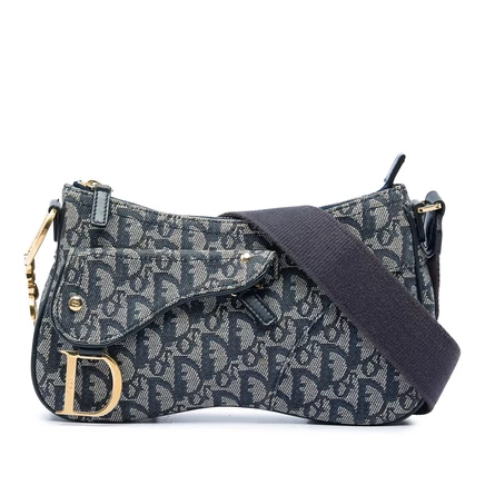Унисекс сумка Dior Double Saddle кроссбоди, б/у