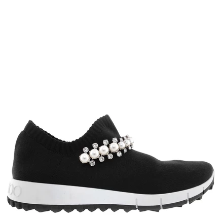 Женские кроссовки Jimmy Choo Verona, черно-белые