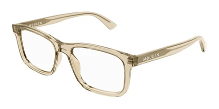 Мужская оправа Alexander McQueen AM0486O, желтая