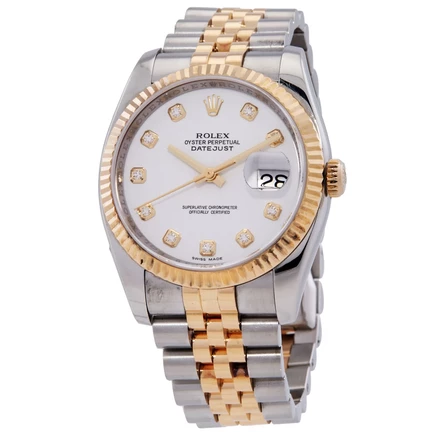 Мужские часы Rolex Oyster Perpetual 116233-WRJ, белые
