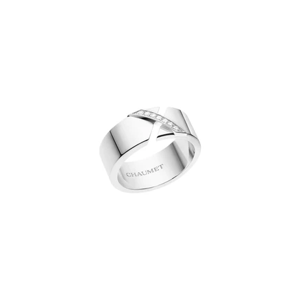 Женское кольцо Chaumet Liens, белое золото, бриллианты