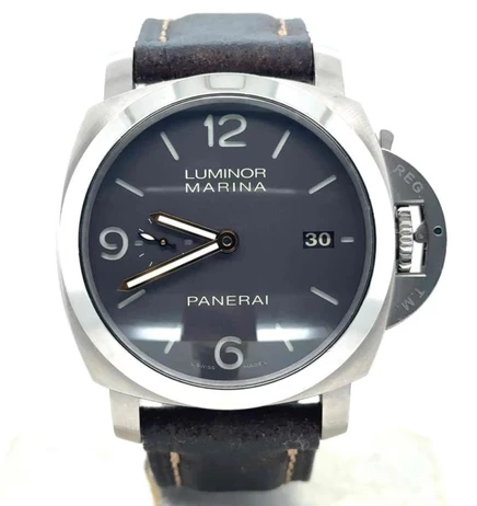 Мужские часы Panerai PAM00351, б/у, темно-коричневые