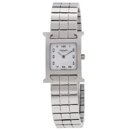 Женские часы Hermes Heure H Small, кварцевые, белые