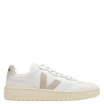 Мужские кроссовки Veja V-90 из кожи, белые