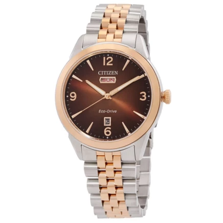 Мужские часы Citizen Rolan AW156-57X, коричневые