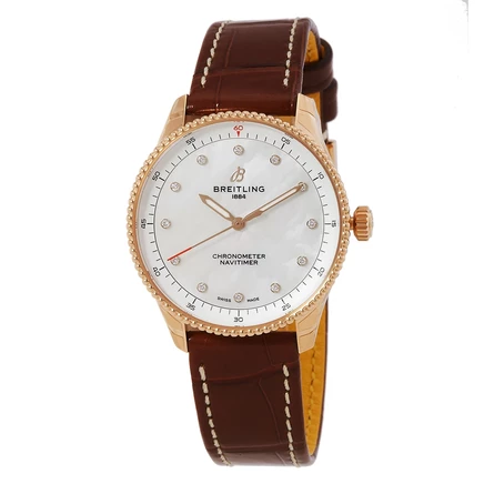 Женские часы Breitling R77320E61A1P1, перламутровые