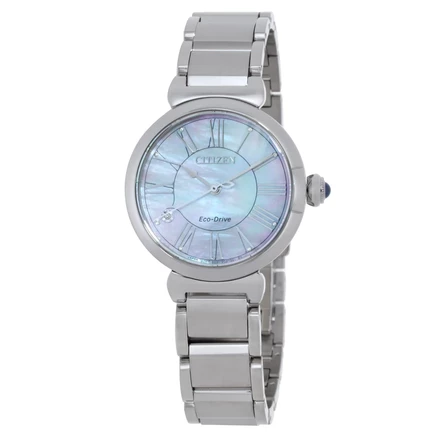 Женские часы Citizen EM1060-87Y Eco-Drive, перламутровые