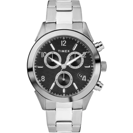 Мужские часы Timex Torrington Chronograph TW2R91000, черные
