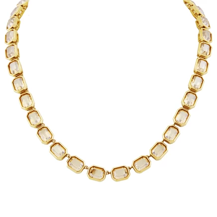 Женское колье Swarovski Millenia, восьмигранные кристаллы