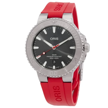 Мужские автоматические часы Oris Aquis Date 733, серые