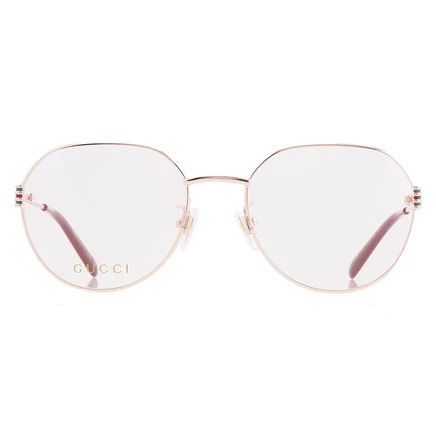 Женские очки Gucci GG1675OK овальные, золотистые