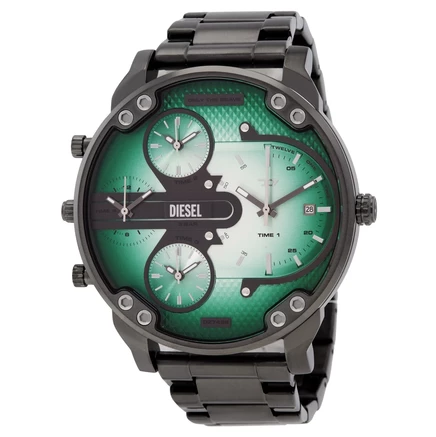 Мужские часы Diesel Mr. Daddy Slim DZ7488, зеленые