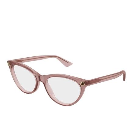 Женские очки Gucci GG2112O, кошачий глаз, розовые