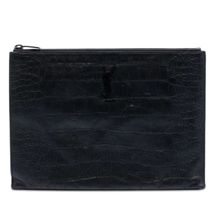 Женский клатч Saint Laurent Document Holder, кожаный