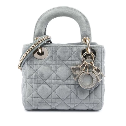 Женская сумка Dior Mini Lady Dior Cannage, б/у
