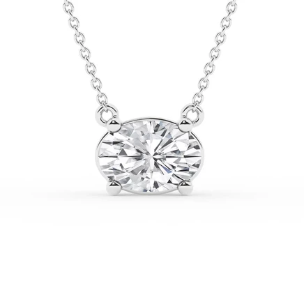 Женская подвеска Brilliant Diamond, 1 карат, серебро