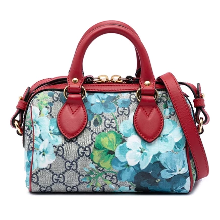 Женская сумка Gucci GG Supreme Blooms бостон