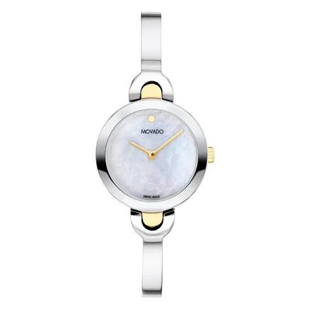 Женские часы Movado Intrigue 0607949, белый перламутр