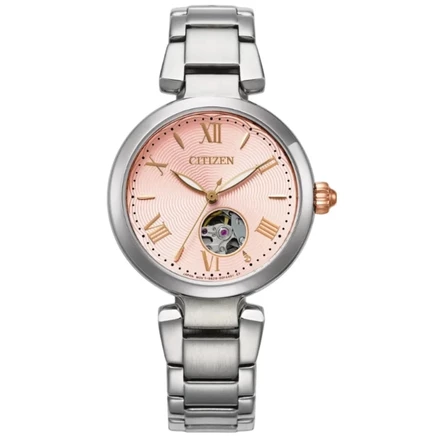 Женские часы Citizen PR1050-68W кварцевые, розовые