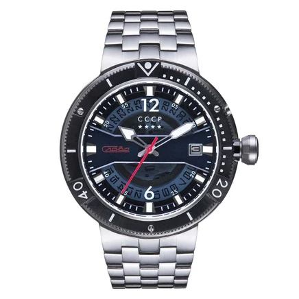 Мужские часы CCCP Kashalot 2 CP-7039-22, синие