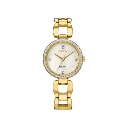 Женские часы Citizen EM1032-58A Eco-Drive, перламутровые