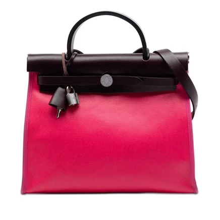 Женская сумка Hermes Berline Herbag Zip 31, канвас