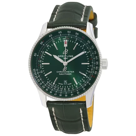 Мужские часы Breitling A17326361L1P1, зеленые