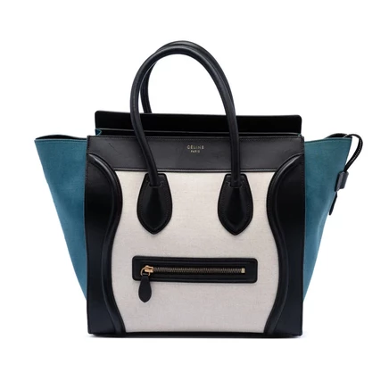 Женский шоппер Celine Mini Tricolor Luggage