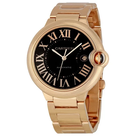 Мужские часы Cartier Ballon Bleu W6920036, шоколадные