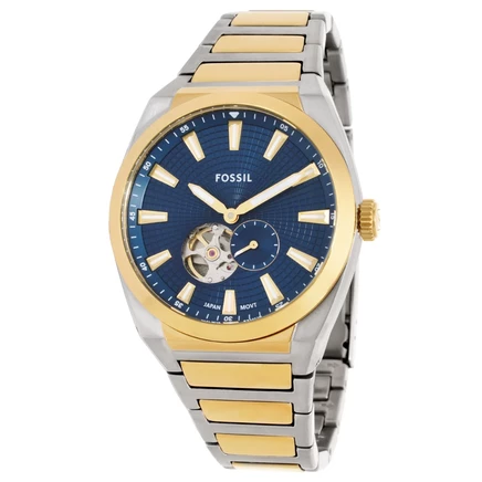 Мужские часы Fossil Everett ME3275, синие