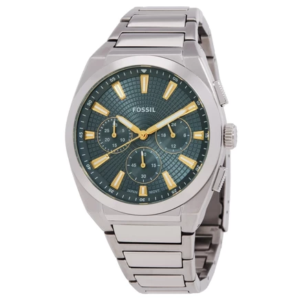 Мужские часы Fossil Everett FS6154, хронограф, синие
