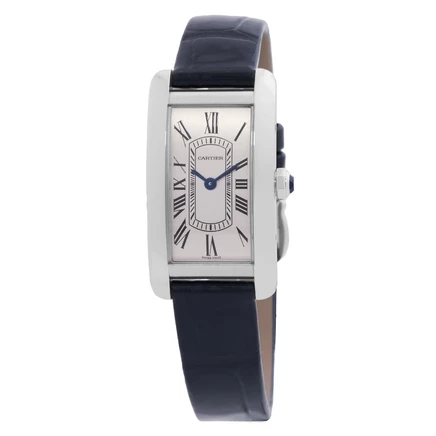 Часы унисекс Cartier Tank Americaine WSTA0117, серебристые