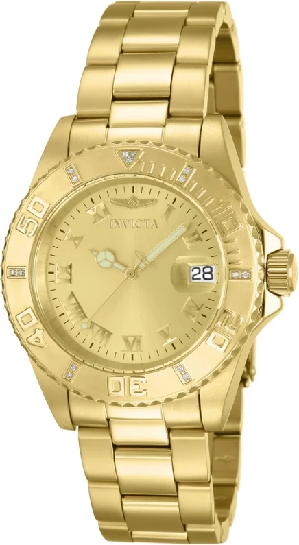 Мужские часы Invicta Pro Diver 12820, золотые