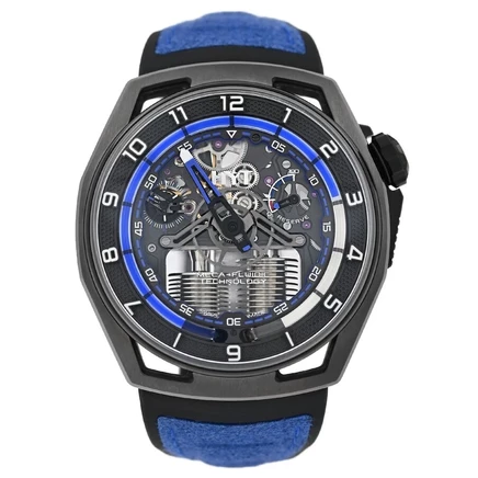 Мужские часы HYT Hastroid H02754-A, с ручным заводом, черные