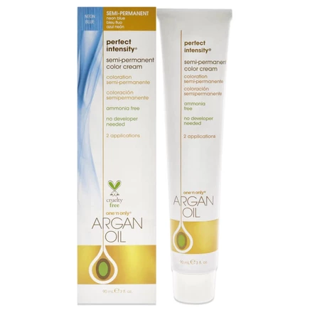 Краска One n Only Argan Oil, 85 г, неоново-синяя