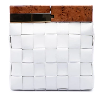 Женский клатч Bottega Veneta The Snap, кожа ягненка